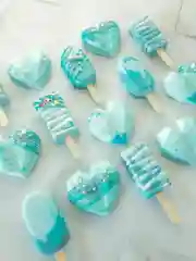 Силиконовая форма для десертов мороженого, пирожного, эскимо, 4 ячейки
