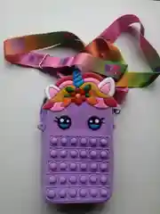 Сумочка для девочки "Единорог с цветком" для телефона, 16 х 10 х 3,5 см
