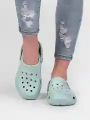 Зеленый сабо женские с джибитсами, медицинские