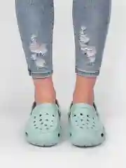 Зеленый сабо женские с джибитсами, медицинские