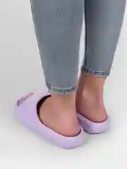 Фиолетовый сланцы женские, на высокой подошве