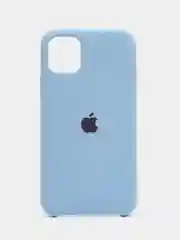Светло-синий чехол Silicone Case для iPhone 11, с открытым низом