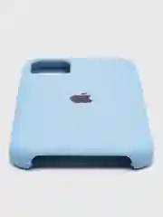 Светло-синий чехол Silicone Case для iPhone 11, с открытым низом
