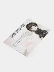 Белый приглашение на день рождения по мотивам сериала Уэнсдэй / Wednesday Addams/ Венсдей, 8 шт