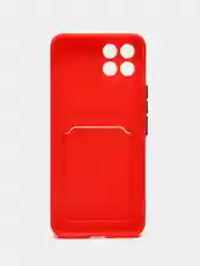 Красный силиконовый чехол для Infinix Smart 6 HD (Инфиникс Смарт 6 ХД)