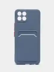 Синий меланж силиконовый чехол для Infinix Smart 6 HD (Инфиникс Смарт 6 ХД)