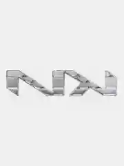 Серебряный эмблема-надпись KIA, металлическая, новый логотип