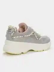 Серый кроссовки женские замшевые GRUNBERG