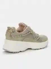 Бежевый кроссовки женские замшевые GRUNBERG