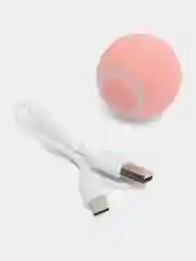 Розовый интерактивная игрушка для кошек "Умный вращающийся мяч"