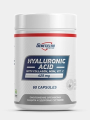 Гиалуроновая кислота HYALURONIC ACID, GeneticLab Nutrition, 60 капсул