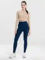 Синий леггинсы спортивные лосины тайтсы