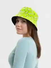 Лайм панама летняя унисекс, двусторонняя, хлопковая