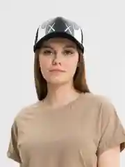 Белый кепка женская, с принтом
