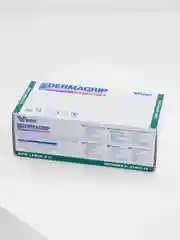 Перчатки медицинские одноразовые латексные, смотровые, 25 пар, Dermagrip High Risk, 630072
