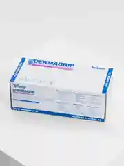 Перчатки медицинские одноразовые латексные смотровые, 25 пар, Dermagrip High Risk, 630071