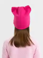 Розовый шапка детская, весенняя