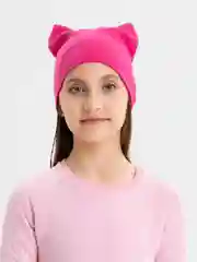 Розовый шапка детская, весенняя