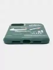 Зеленый чехол на iPhone 11/12/13/14 Pro Max/7/8 Plus/XR/XS/X, Айфон Про Макс