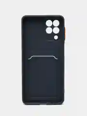Темно-синий силиконовый чехол для Samsung Galaxy M53 5G (Самсунг Галакси М53 5Ж) матовый