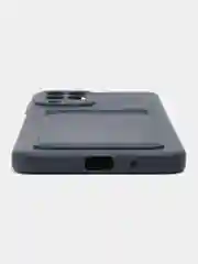 Темно-синий силиконовый чехол для Samsung Galaxy M53 5G (Самсунг Галакси М53 5Ж) матовый