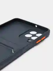Темно-синий силиконовый чехол для Samsung Galaxy M53 5G (Самсунг Галакси М53 5Ж) матовый
