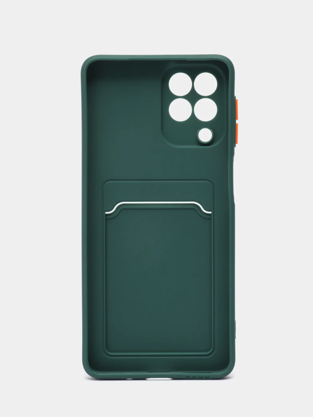 Тёмно-зелёный силиконовый чехол для Samsung Galaxy M53 5G (Самсунг Галакси М53 5Ж) матовый
