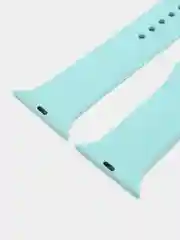 Бирюзовый силиконовый ремешок для Apple Watch, с корпусом, 38 / 40 / 42 / 44