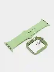 Лайм силиконовый ремешок для Apple Watch, с корпусом, 38 / 40 / 42 / 44