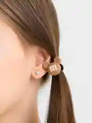 Шоколадный резинки для волос детские, 2 штуки