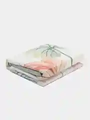 Коралловый комплект постельного белья 2-х спальный Хлопок / Постельное белье Евро, 1,5 спальное