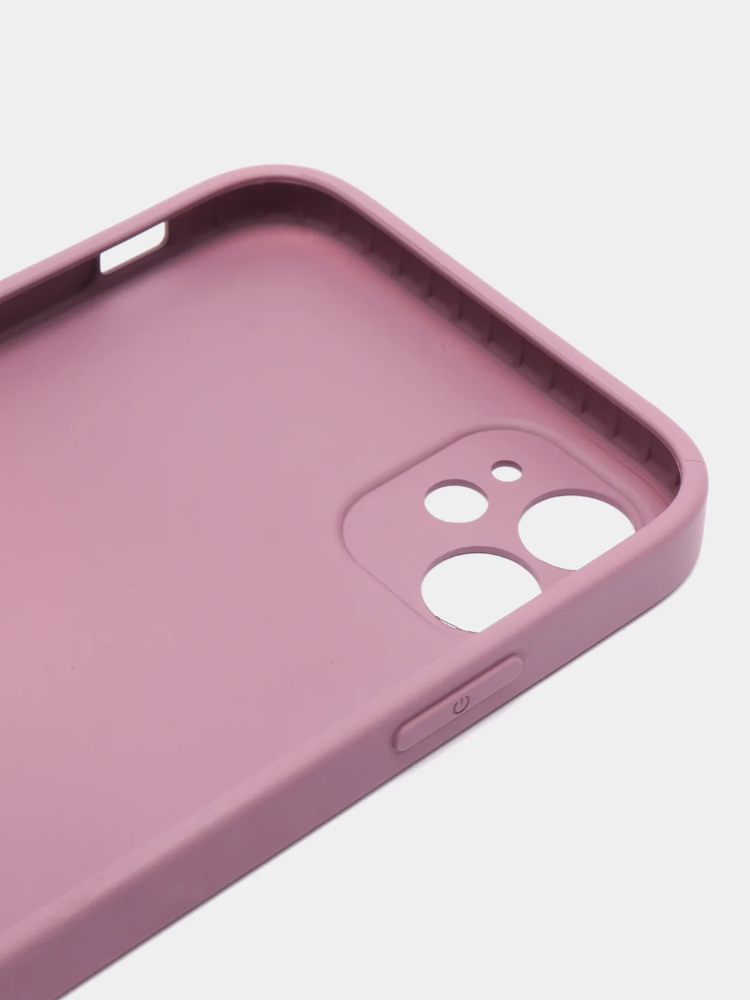Сиреневый чехол для iPhone, силиконовый, со стеклянной панелью