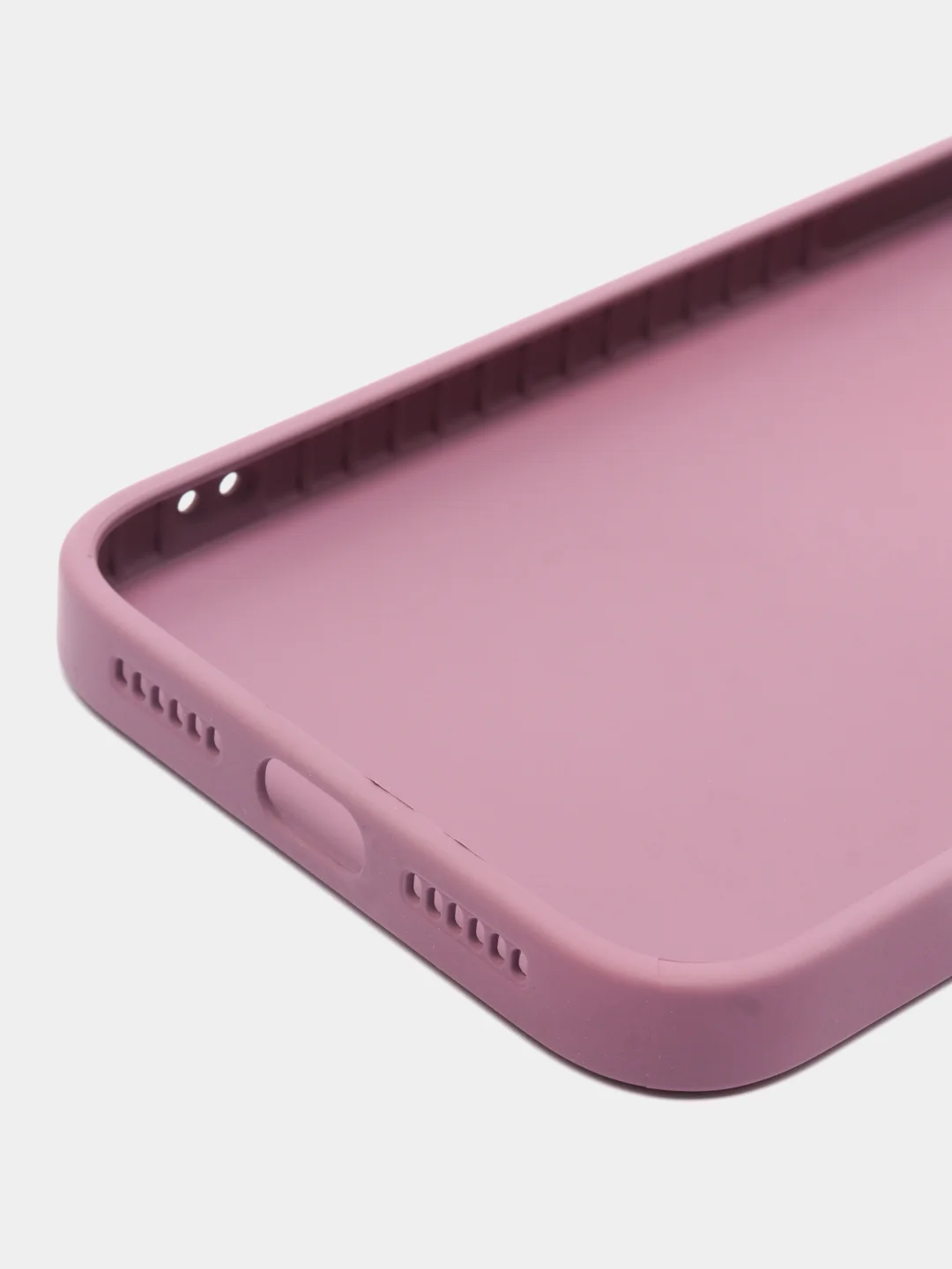 Сиреневый чехол для iPhone, силиконовый, со стеклянной панелью