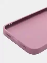 Сиреневый чехол для iPhone, силиконовый, со стеклянной панелью
