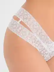 Белый стринги для женщин