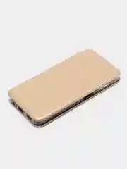 Золотой чехол-книжка Samsung Galaxy A14 / Самсунг Галакси А14