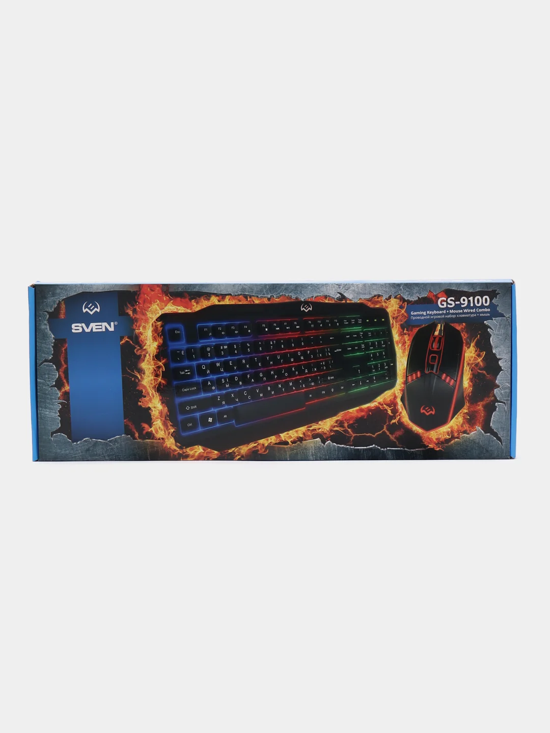 Игровой набор Sven GS-9100: клавиатура компьютерная, мышь мышка