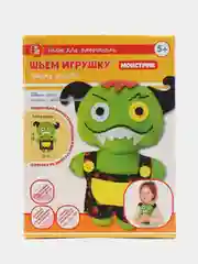 Зеленый мягкая игрушка из плюша "Монстрик своими руками"