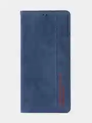 Синий чехол-книжка для Redmi 12C / Poco C55 из нубука Super Creative
