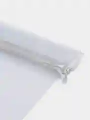 Серебряный мешочек подарочный из органзы, для украшений