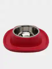Миска для животных на подставке, Lilli Pet, 28*28*5,5 см, 400 мл 20-5761/ красный