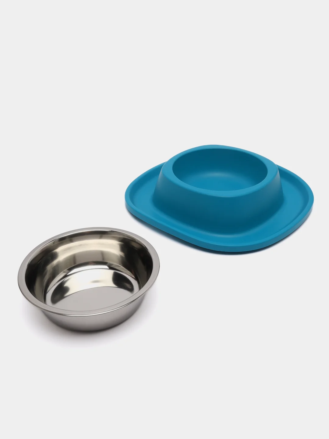 Миска для животных на подставке, Lilli Pet, 28*28*5,5 см, 400 мл 20-5761/синий