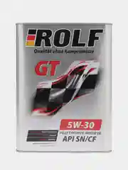 Масло моторное ROLF GT 5W-30 4 л. синтетика, железная банка