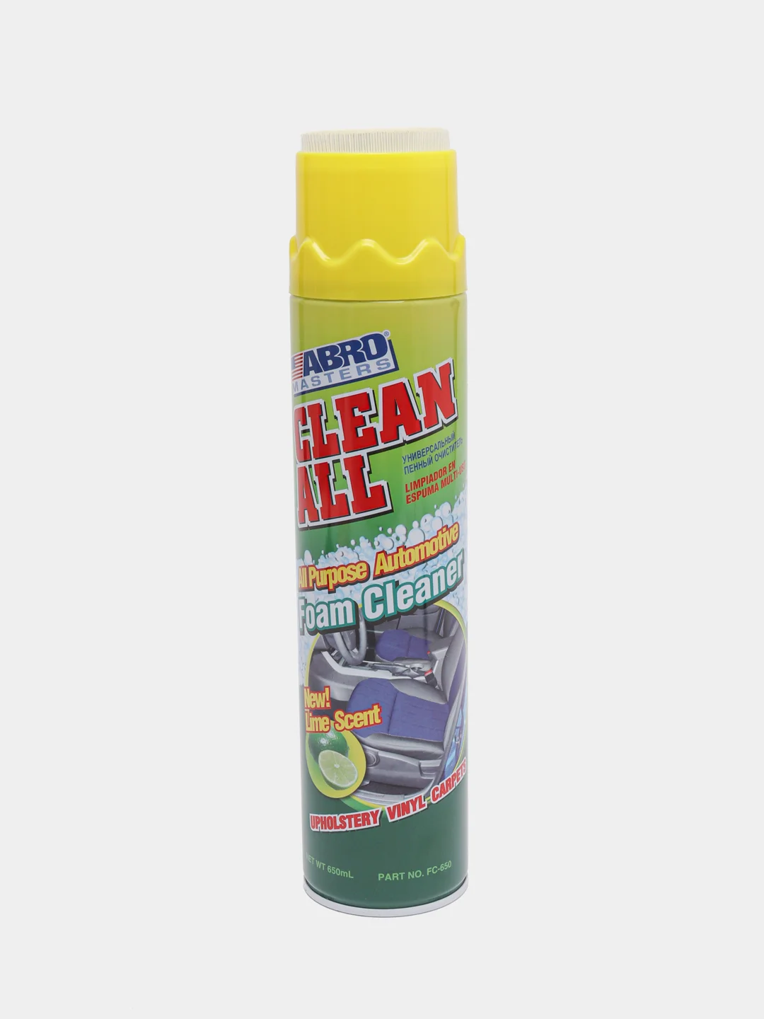 Очиститель универсальный пенный ABRO Clean All со щеткой