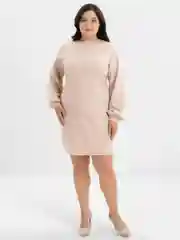 Бежевый платье