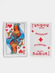 Белый карты игральные Дама, 36 карт