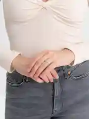Прозрачный кольцо из бисера