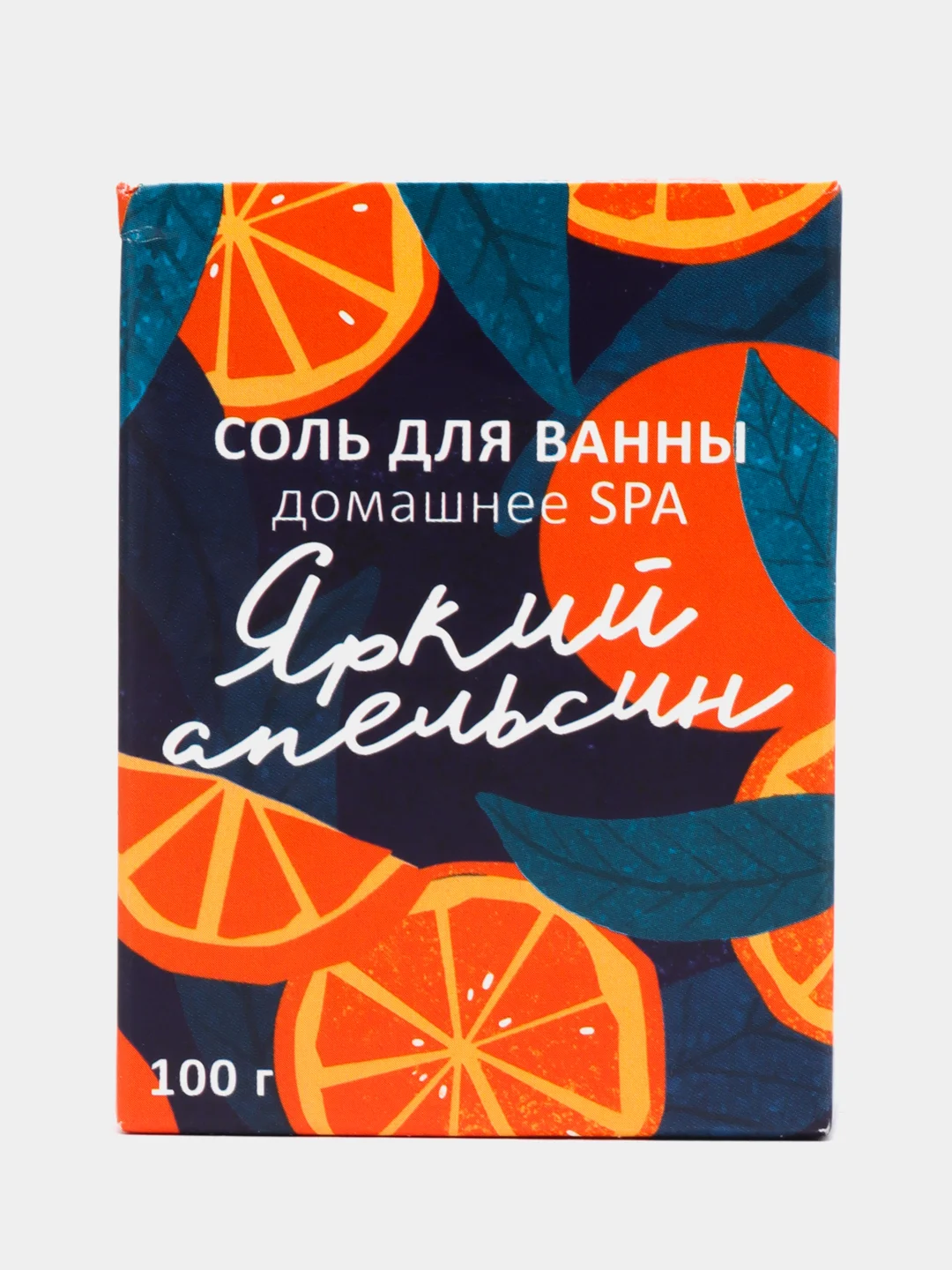 Оранжевый соль для ванны, с ароматами инжир / папайя / манго / клубника / малина / лимон / апельсин / яблоко, 100 г