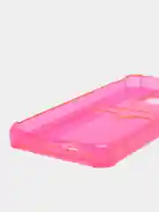 Фуксия чехол противоударный Tecno Spark 10 / 10C, Спарк 10 / 10С прозрачный, с карманом для карты