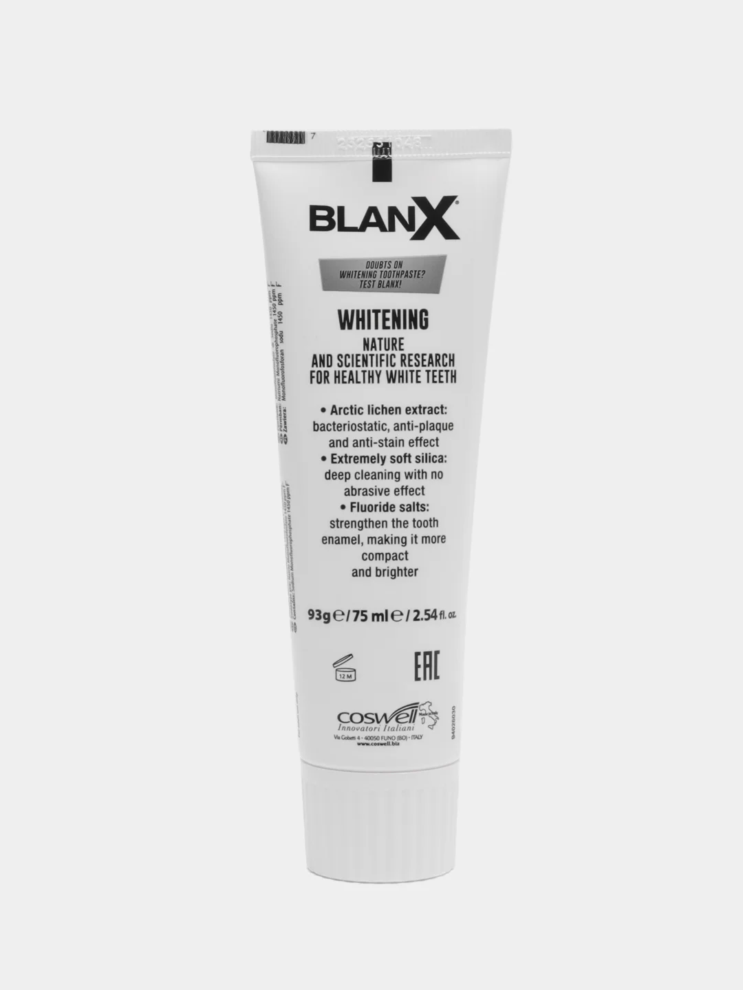 Зубная паста BlanX Advanced Whitening 75 мл, в тубе